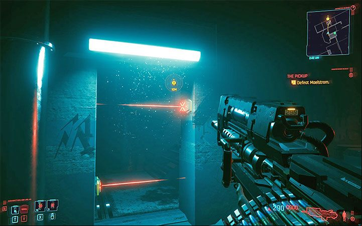 3) Intentional detonation of a trap - This is the best tactic if you're in a hurry or if you can't use either hook-up or technical skills - Cyberpunk 2077: How to disarm traps? - Combat, stealth and hacking - Cyberpunk 2077 Guide
