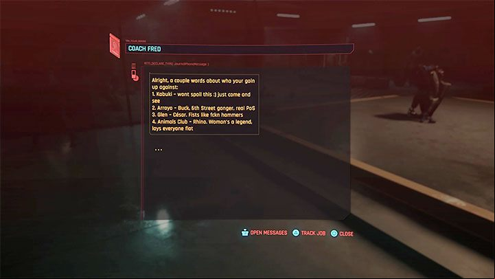 Additional note: Not all fist fight quests will immediately appear in your quest log - Cyberpunk 2077: Beat on the Brat - walkthrough - Exploration - Cyberpunk 2077 Guide