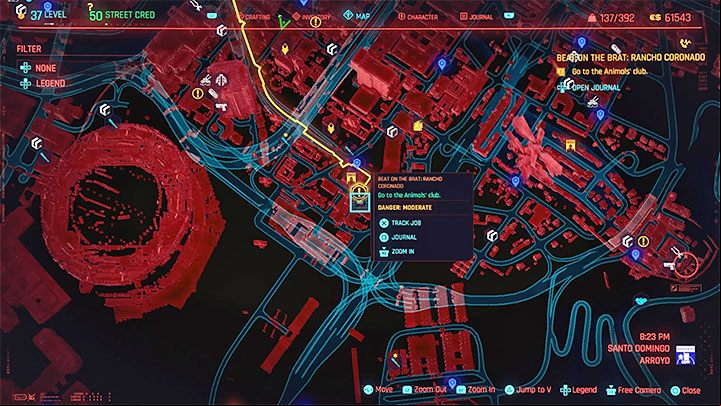 The fight is located in the Arroyo subdistrict of Santo Domingo - Cyberpunk 2077: Beat on the Brat - walkthrough - Exploration - Cyberpunk 2077 Guide