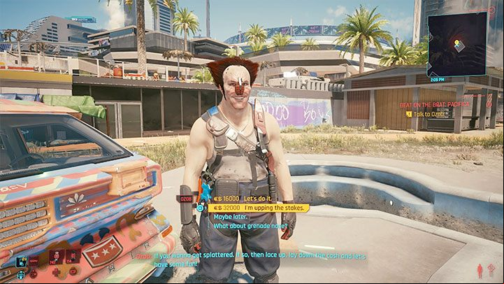 Your enemy is the aforementioned Ozob - Cyberpunk 2077: Beat on the Brat - walkthrough - Exploration - Cyberpunk 2077 Guide