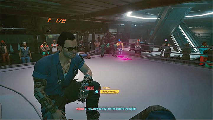 The final opponent is Razor Hugh - Cyberpunk 2077: Beat on the Brat - walkthrough - Exploration - Cyberpunk 2077 Guide