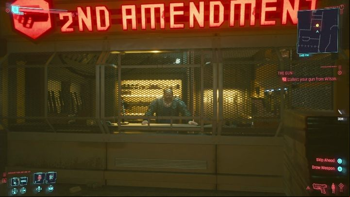 This is a very short mission, which you will receive right after completing the aforementioned main job - Cyberpunk 2077: The Gun - walkthrough - Exploration - Cyberpunk 2077 Guide
