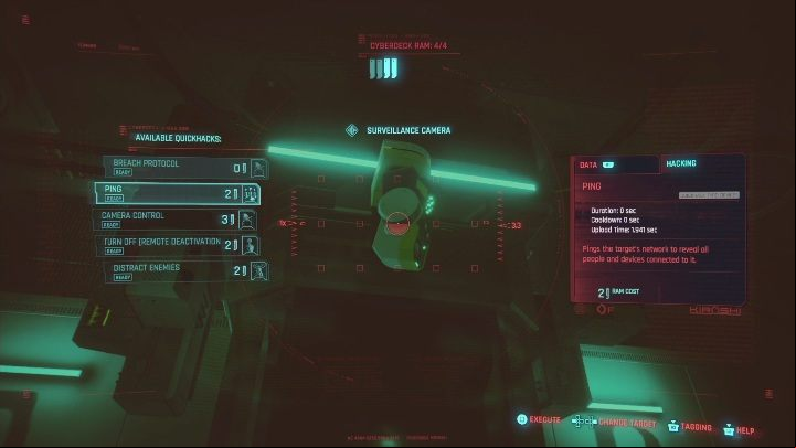 Next, scan the CCTV camera and hack the access point - Cyberpunk 2077: The Gift - walkthrough - Exploration - Cyberpunk 2077 Guide