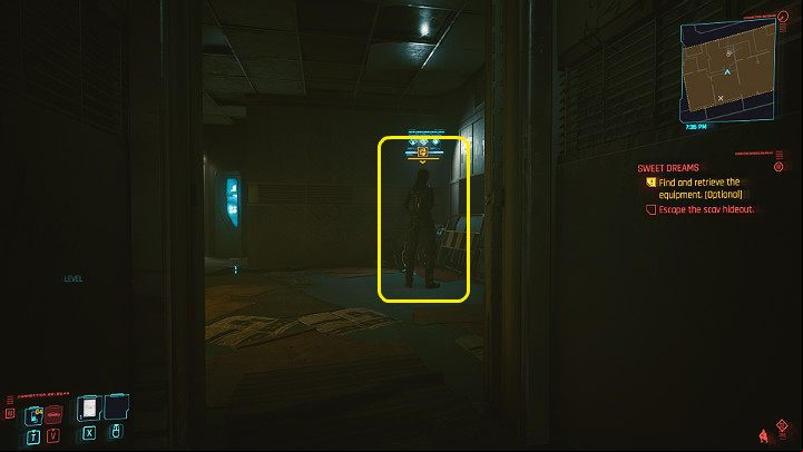 Now go to the room on the left - you will find another Scavenger there - Cyberpunk 2077: Sweet Dreams - walkthrough - Exploration - Cyberpunk 2077 Guide