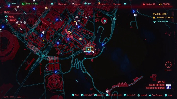 How to start: Complete the Playing for Time quest - Cyberpunk 2077: Stadium Love - walkthrough - Exploration - Cyberpunk 2077 Guide