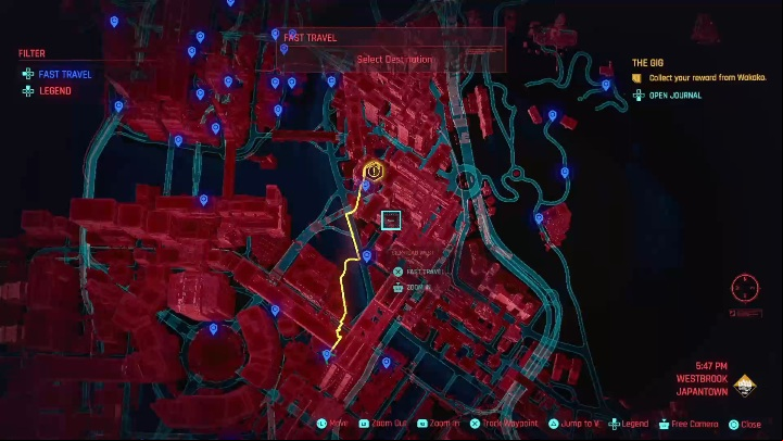 How to start: Complete The Rescue main job - Cyberpunk 2077: The Gig - walkthrough - Exploration - Cyberpunk 2077 Guide