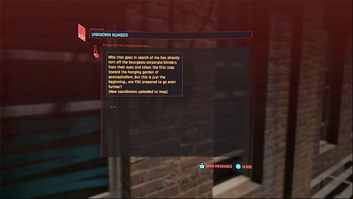 You don't have to hack it entirely - Cyberpunk 2077: Killing in the Name - walkthrough - Exploration - Cyberpunk 2077 Guide