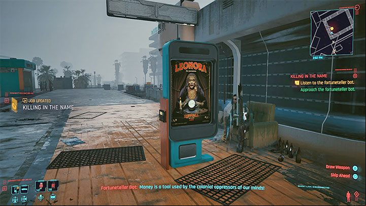 The new destination is the West Wind Estate, Pacifica - Cyberpunk 2077: Killing in the Name - walkthrough - Exploration - Cyberpunk 2077 Guide