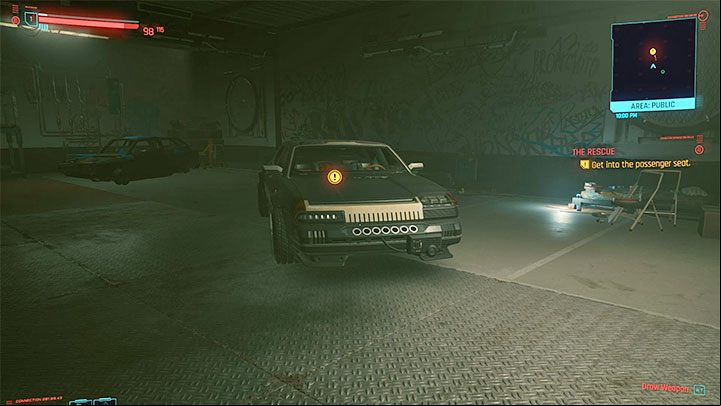 This is the car that appears in the game from the very beginning, although at first, Jackie uses it during the course of story missions - Cyberpunk 2077: List of free cars - World Atlas - Cyberpunk 2077 Guide