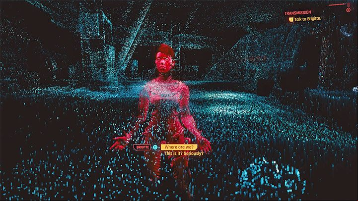 Despite the aforementioned dangers of being in Cyberspace, V's life won't be threatened - Cyberpunk 2077: What is it and how to get to Cyberspace? - Campaign - Cyberpunk 2077 Guide