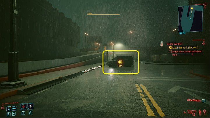 In our guide we will use the option to steal a truck - Cyberpunk 2077: Gimme Danger walkthrough - Act 2 - Cyberpunk 2077 Guide