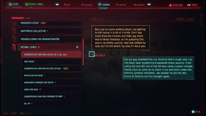To complete the task you must enter - Cyberpunk 2077: House on a Hill - cyberpsycho sighting walkthrough - Cyberpsycho Sighting - mini-bosses - Cyberpunk 2077 Guide