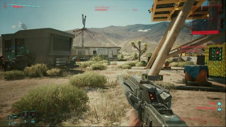 If the opponent's health drops below 50%, he will start to run away - Cyberpunk 2077: Second Chances - cyberpsycho sighting walkthrough - Cyberpsycho Sighting - mini-bosses - Cyberpunk 2077 Guide