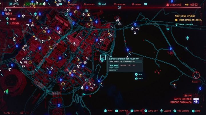 In Santo Domingo you will run into 3 organized crime locations - Cyberpunk 2077: Santo Domingo, ND Scanner Hustles - Map, Walkthrough - ND Scanner Hustles - Cyberpunk 2077 Guide