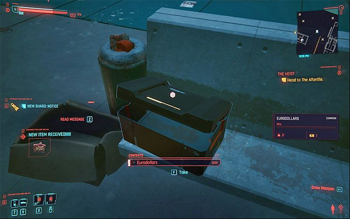 Another good method of obtaining credit is to find a large chest with credits - a container of this type is shown in the attached picture - Cyberpunk 2077: How to make Credits / Euro-dollars? - Campaign - Cyberpunk 2077 Guide