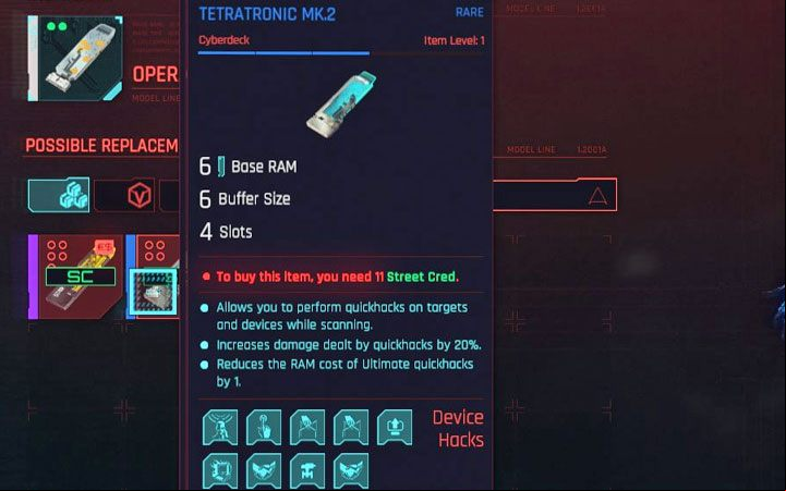 The most obvious solution to this problem is to buy a cyberdeck with more RAM - Cyberpunk 2077: How to increase Cyberdeck RAM amount? - V - main character - Cyberpunk 2077 Guide