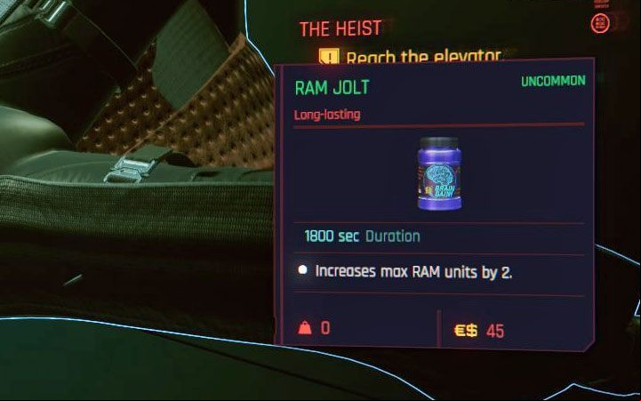 You can also temporarily increase the amount of available RAM and this is made possible by using appropriate single-use items - Cyberpunk 2077: How to increase Cyberdeck RAM amount? - V - main character - Cyberpunk 2077 Guide