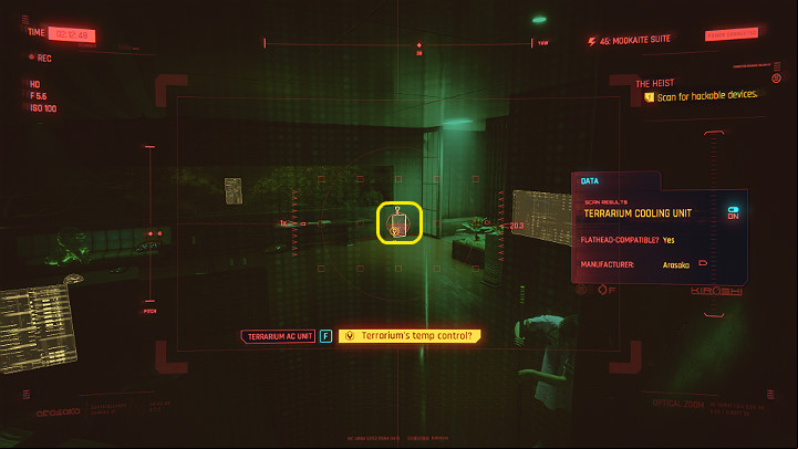 As long as the maid is standing there, Flathead will be unable to squeeze through - Cyberpunk 2077: The Heist walkthrough - Act 1 - Cyberpunk 2077 Guide