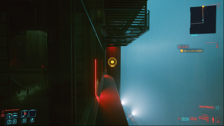 Go outside and turn left - Cyberpunk 2077: The Heist walkthrough - Act 1 - Cyberpunk 2077 Guide