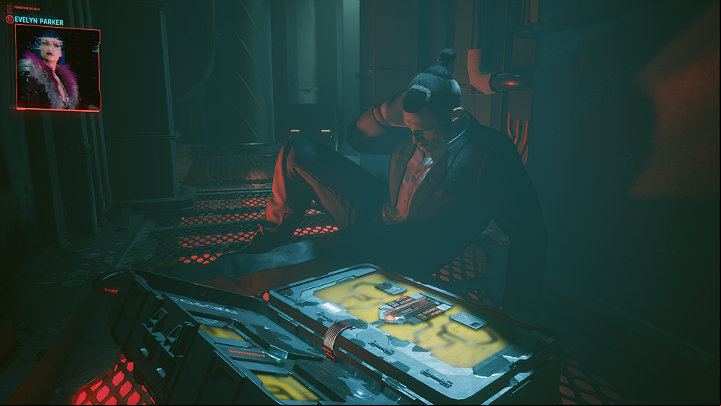 The integrity of the chip is only 86% and is constantly decreasing - Cyberpunk 2077: The Heist walkthrough - Act 1 - Cyberpunk 2077 Guide
