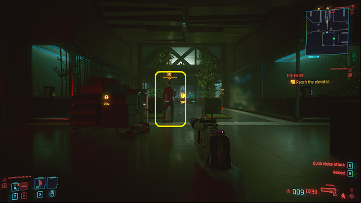 There are more opponents ahead of you - Cyberpunk 2077: The Heist walkthrough - Act 1 - Cyberpunk 2077 Guide