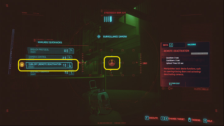 In the next corridor, right next to the elevator, two guards are stationed together with the commander - he is better armored and armed - Cyberpunk 2077: The Heist walkthrough - Act 1 - Cyberpunk 2077 Guide