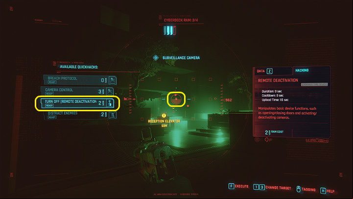 Then patiently get past subsequent guards when they are not looking - Cyberpunk 2077: The Heist walkthrough - Act 1 - Cyberpunk 2077 Guide