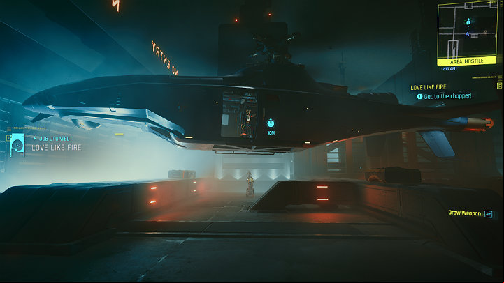 After the virus has been released into the network, you must evacuate the building - Cyberpunk 2077: Love Like Fire walkthrough - Act 1 - Cyberpunk 2077 Guide