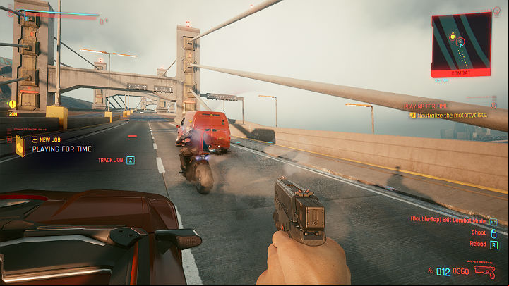 Takemura will put you in the car and then save your life with some powerful drug - Cyberpunk 2077: Playing for Time walkthrough - Act 2 - Cyberpunk 2077 Guide