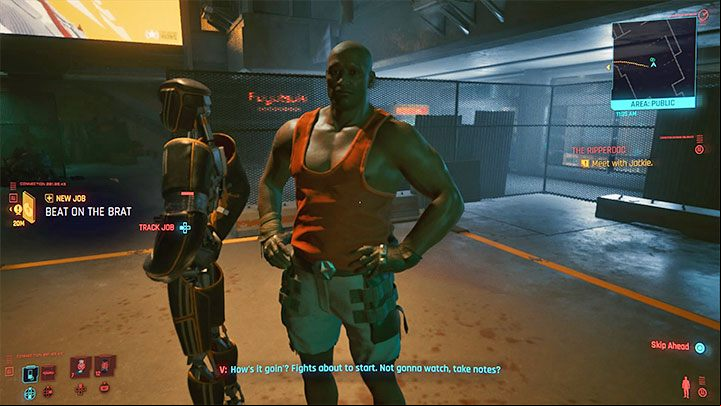 Defeating the Twins in the Kabuki neighborhood of Watson is part of the Beat On The Brat questline, which is all about boxing matches for money - Cyberpunk 2077: How to beat The Kabuki Twins / champions? - Bosses - Cyberpunk 2077 Guide