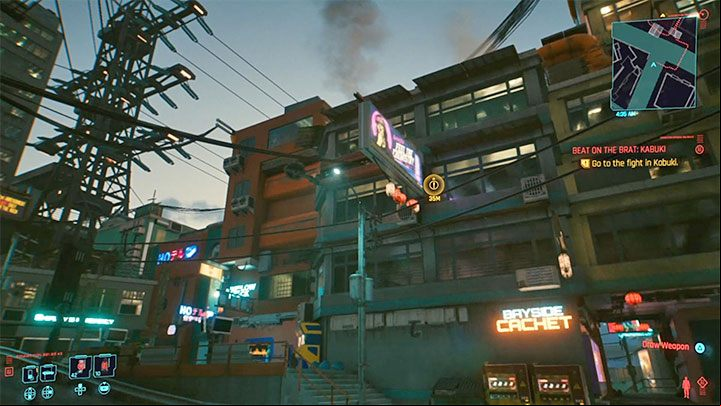 The Twins are located on the arena in Kabuki - Cyberpunk 2077: How to beat The Kabuki Twins / champions? - Bosses - Cyberpunk 2077 Guide