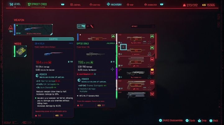 Each weapon and clothing available in the game has a specific quality tier - Cyberpunk 2077: Combat and stealth - Basics - Cyberpunk 2077 Guide
