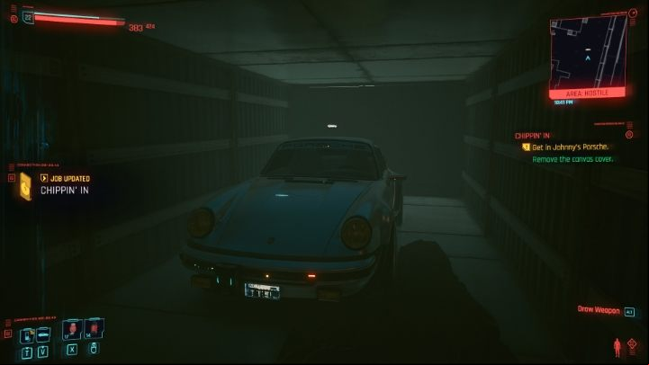 All that's left to do is to walk up to the container and open it with the access card - Cyberpunk 2077: How to get Porsche 911? - Exploration - Cyberpunk 2077 Guide