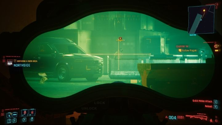 A good way to sidestep the issue of darkness is to use the night vision scopes that can be attached to weapons - Cyberpunk 2077: Is there a flashlight in the game? - Exploration - Cyberpunk 2077 Guide