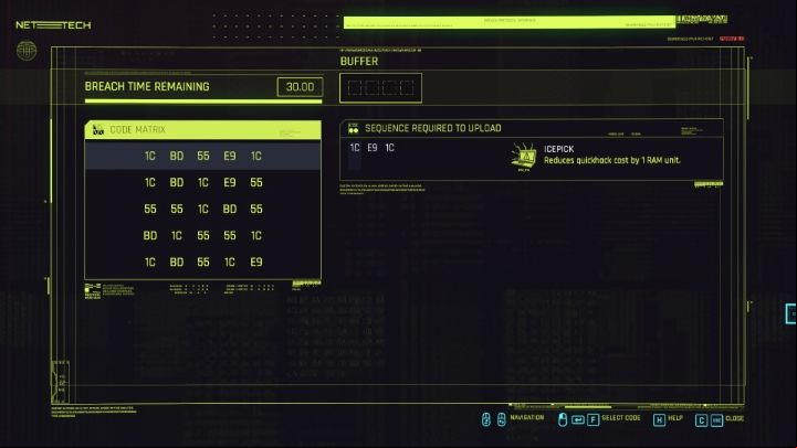 Breach protocol requires breaking the target's protection - Cyberpunk 2077: Quick scanning - Basics - Cyberpunk 2077 Guide