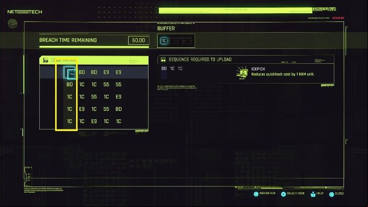 The second thing, this mini-game resembles sudoku - Cyberpunk 2077: Hacking Guide - Basics - Cyberpunk 2077 Guide