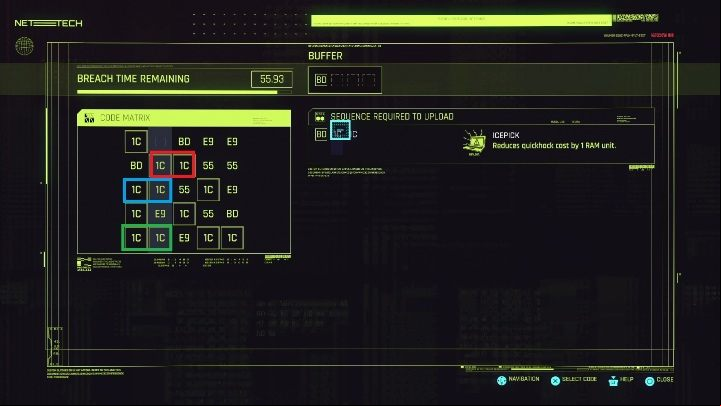 In the second column you have three 1C symbols - Cyberpunk 2077: Hacking Guide - Basics - Cyberpunk 2077 Guide