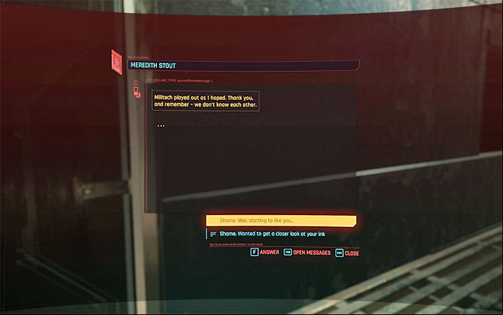 Meredith can V later in the game - Cyberpunk 2077: Meredith Stout - romances/sex - Romances - Cyberpunk 2077 Guide