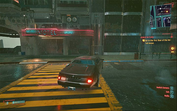 The destination is the No-Tell Motel - Cyberpunk 2077: Meredith Stout - romances/sex - Romances - Cyberpunk 2077 Guide