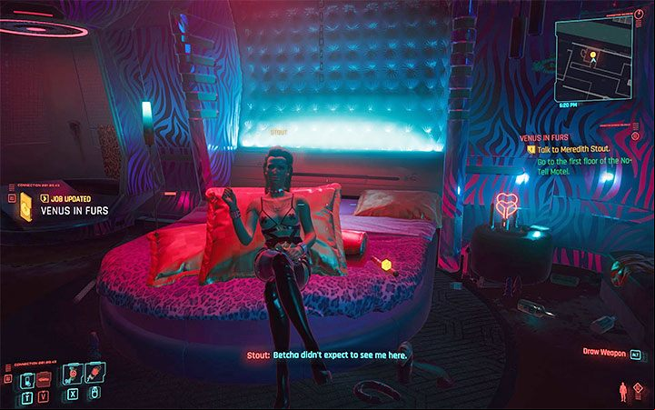 Meredith will be waiting in sexy underwear in the motel room - Cyberpunk 2077: Meredith Stout - romances/sex - Romances - Cyberpunk 2077 Guide