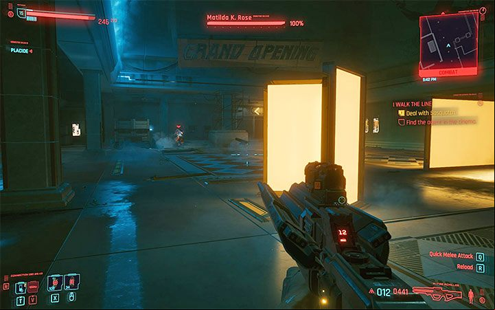 Sasquatch is also able to make barriers that can stop your bullets - Cyberpunk 2077: How to beat Sasquatch? - Bosses - Cyberpunk 2077 Guide