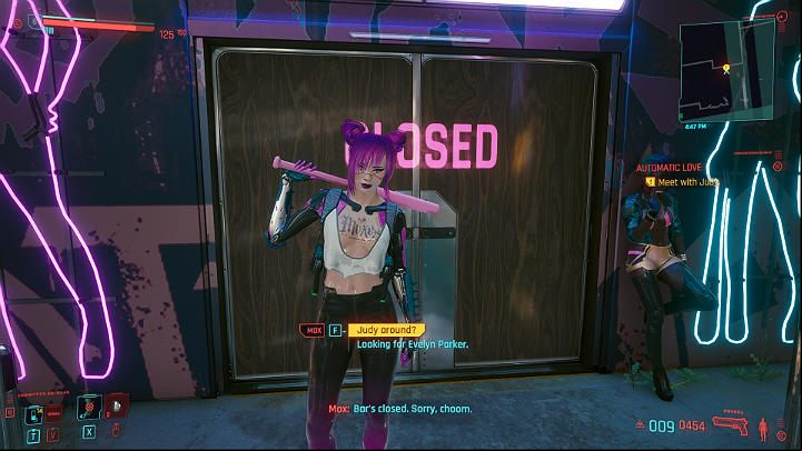 Time to go to Lizzie's Bar - Cyberpunk 2077: Automatic Love walkthrough - Act 2 - Cyberpunk 2077 Guide