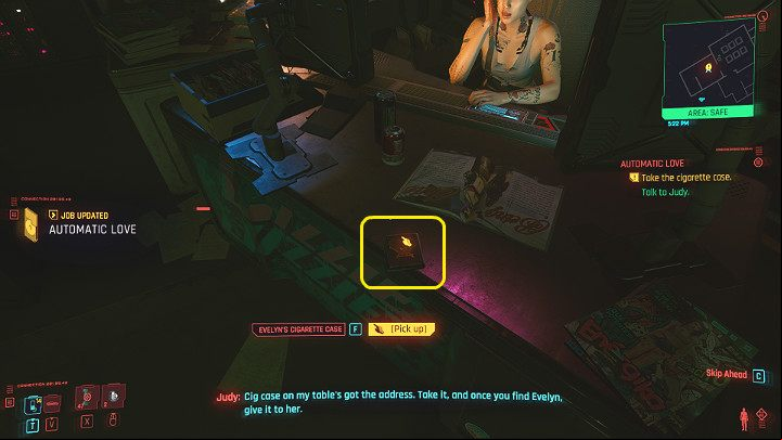 When you go down to Judy's studio, you will hear the editor arguing with Susie Q - apparently, she is one of the workers - Cyberpunk 2077: Automatic Love walkthrough - Act 2 - Cyberpunk 2077 Guide