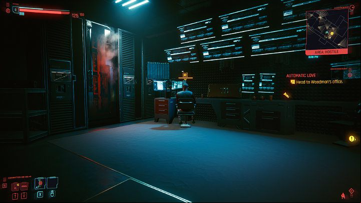 However, before you go to talk to the boss, it's worthwhile to explore a bit - Cyberpunk 2077: Automatic Love walkthrough - Act 2 - Cyberpunk 2077 Guide