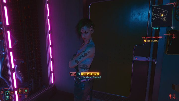 Enter the clinic and go to the second floor of the building - Cyberpunk 2077: The Space In Between walkthrough - Act 2 - Cyberpunk 2077 Guide