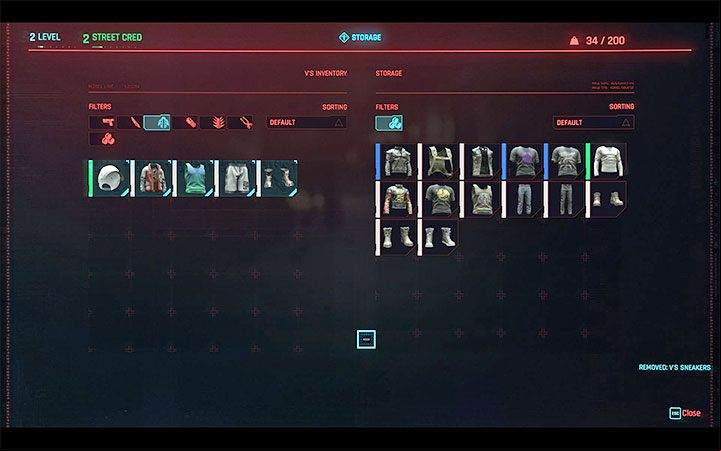 You can be more proactive about the weigth and store unnecessary items in V's apartment, which you can access during the first hours of the game - Cyberpunk 2077: How to increase weight capacity? - V - main character - Cyberpunk 2077 Guide