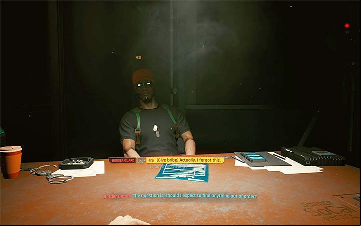 You will be asked to get out of the car - Cyberpunk 2077: The Nomad walkthrough - Nomad life path quest - Life path quests - Cyberpunk 2077 Guide