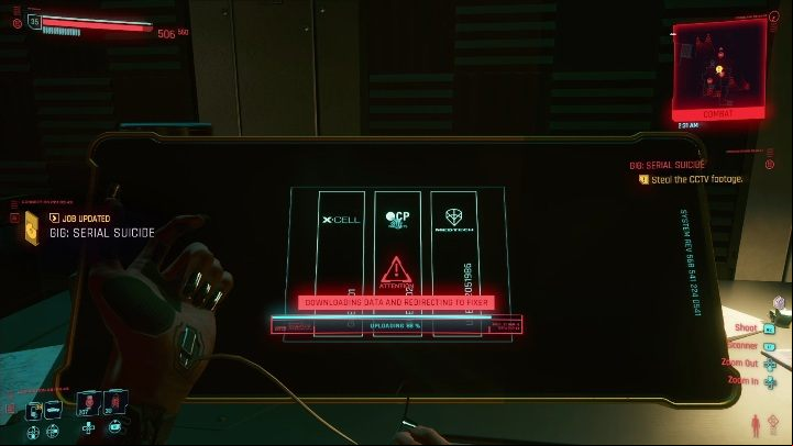 The guide: your task is to get to the office in the building - Cyberpunk 2077: Thievery, City Center - Gigs, walkthrough, map - City Center - Cyberpunk 2077 Guide
