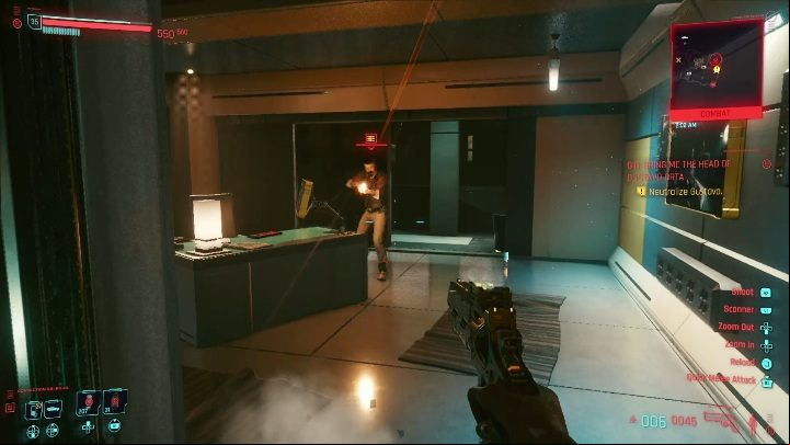 Walkthrough: your job is to find a man called Gustav Orta - Cyberpunk 2077: Gun for Hire, City Center - Gigs, walkthrough, map - City Center - Cyberpunk 2077 Guide