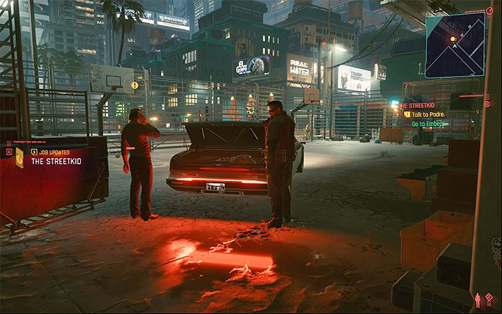 Leave the El Coyote Cojo building and take the marked alley - Cyberpunk 2077: The Streetkid walkthrough - Streetkid life path quest - Life path quests - Cyberpunk 2077 Guide